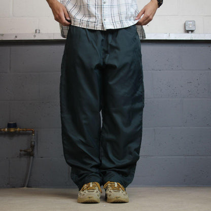 Vintage Y2K Reebok tracksuit bottoms green XL Loose floaty lined track pants