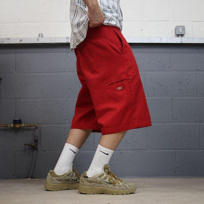Dickies baggy chino shorts carpenter navy Chino style skater shorts long wide leg festival