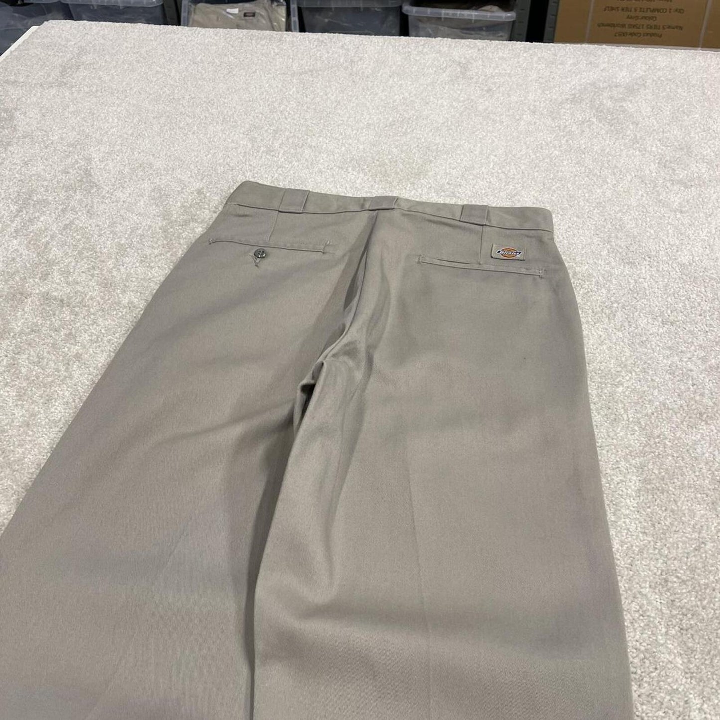 Vintage Dickies 874 work pants skater grey Straight chino style workwear skate trousers