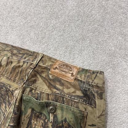 Cabela's Realtree camo pants Y2K khaki Straight camouflage pattern outdoors hunting utility trousers