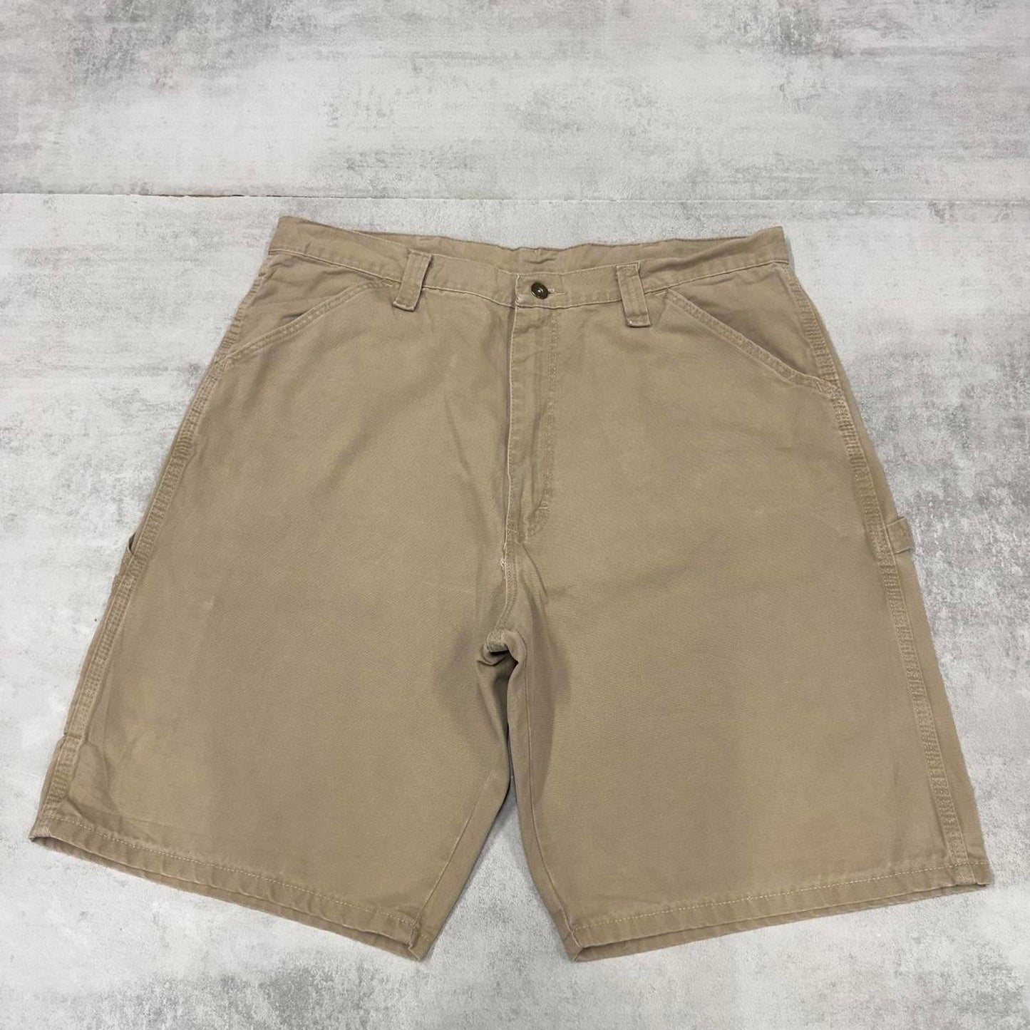 Mens baggy Wrangler carpenter Shorts W36 loose cargo skae shorts