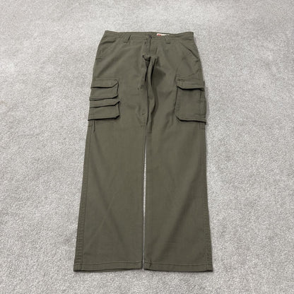 Wrangler cargo pants y2k khaki W30L30 Slim straight leg skater work utility pants