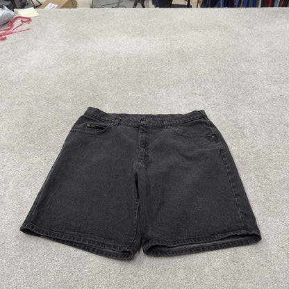 Baggy Lee denim Y2K shorts black Loose denim skate style summer shorts