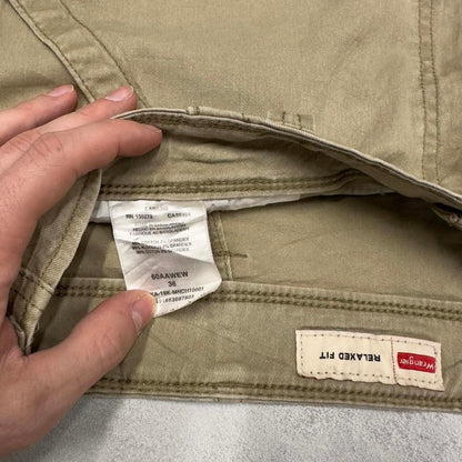 Mens Baggy Wrangler Cargo Shorts W36
