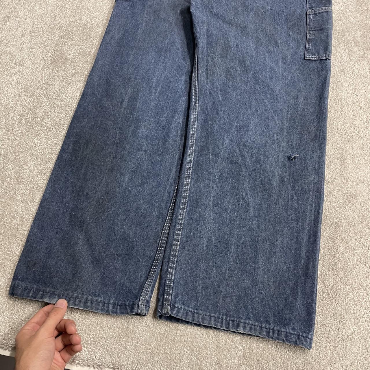 Vintage baggy denim dungarees y2k blue overalls Big Ben workwear bib & brace utility