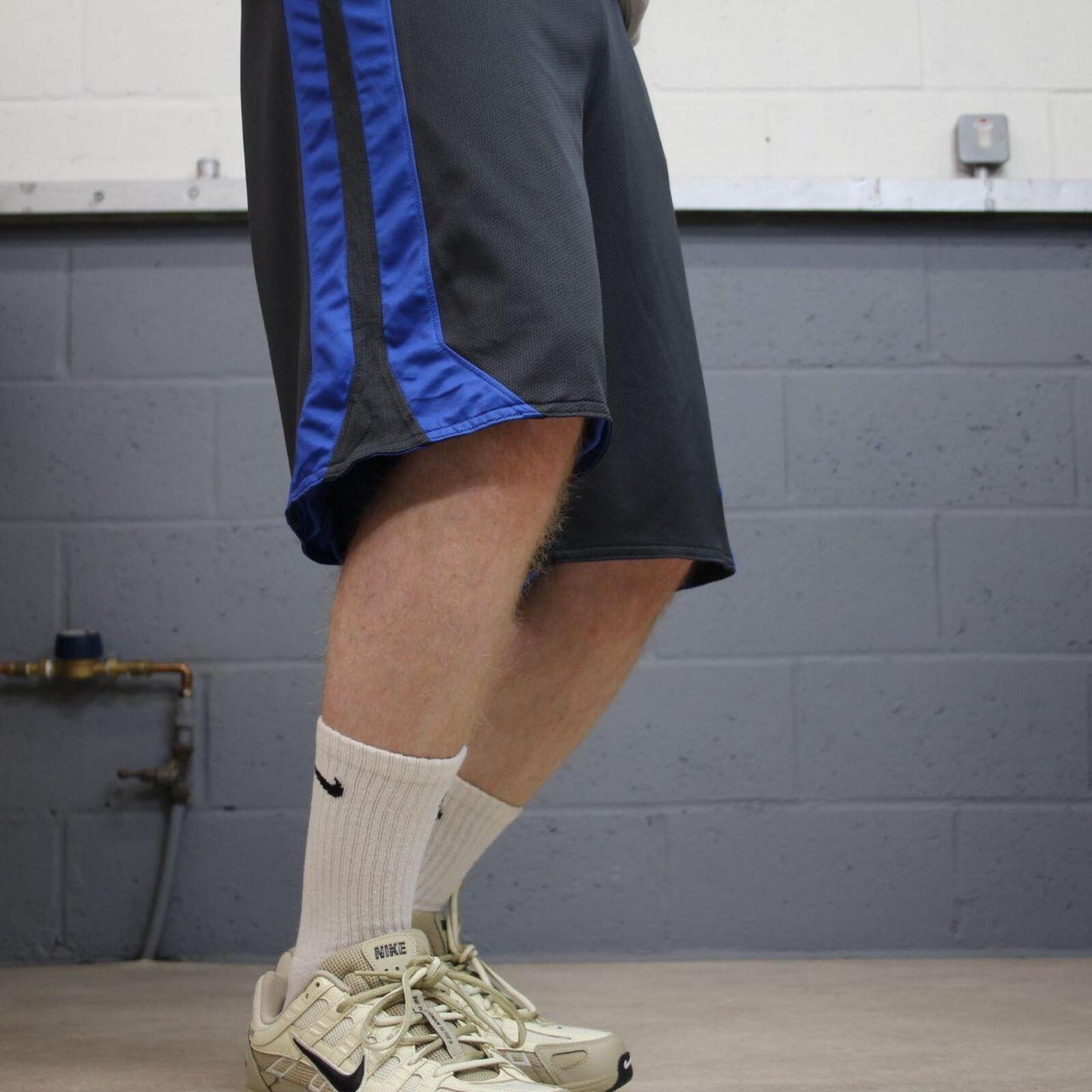 Loose Nike reversible sports shorts y2k blue Basketball style comfy loose floaty summer gym shorts