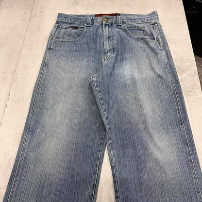 Blue Moda baggy skate jeans W36 L32 loose denim 90s style hip hop pants