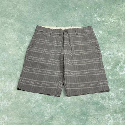 Levi's y2k checkered shorts summer grey Loose check summer festival shorts