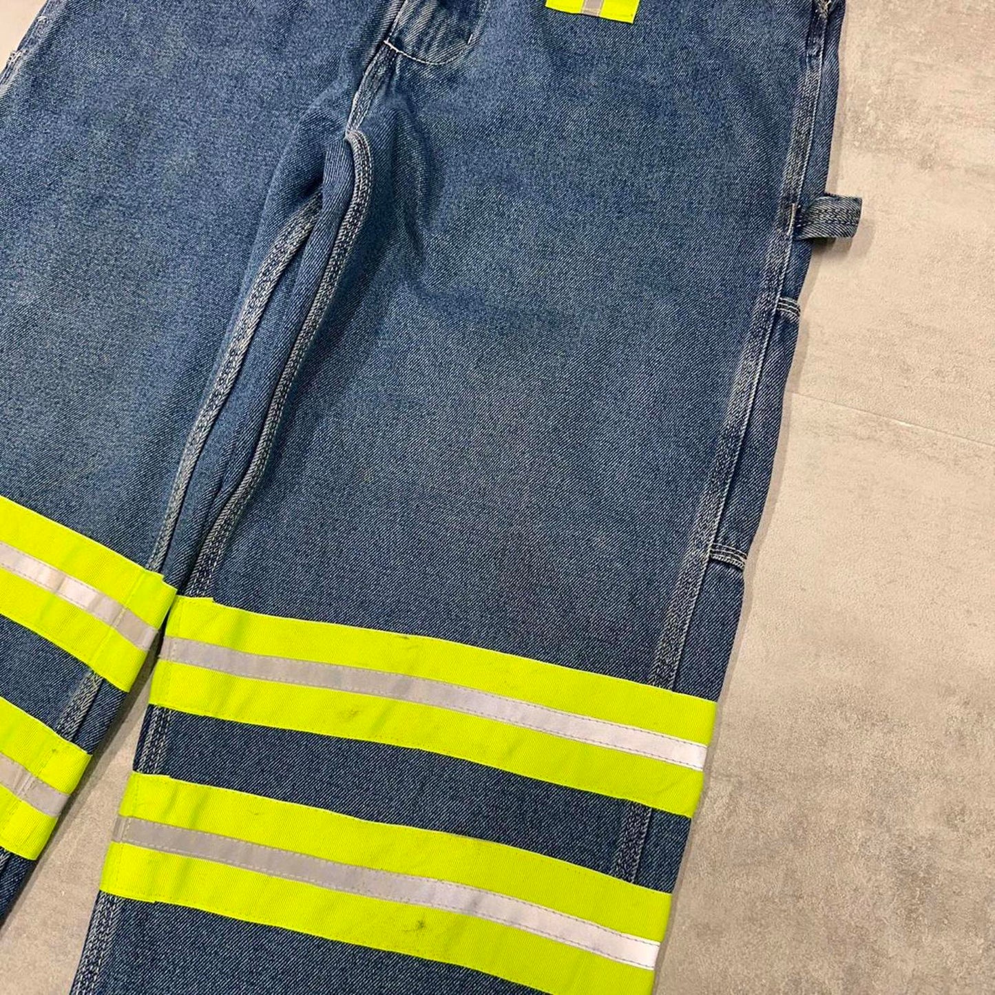 Vintage Ozark overalls W32 L32 loose denim 90s style carpenter dungarees