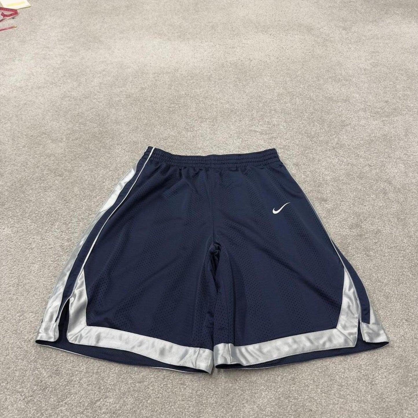 Nike sports shorts y2k loose navy Basketball style comfy floaty summer gym shorts