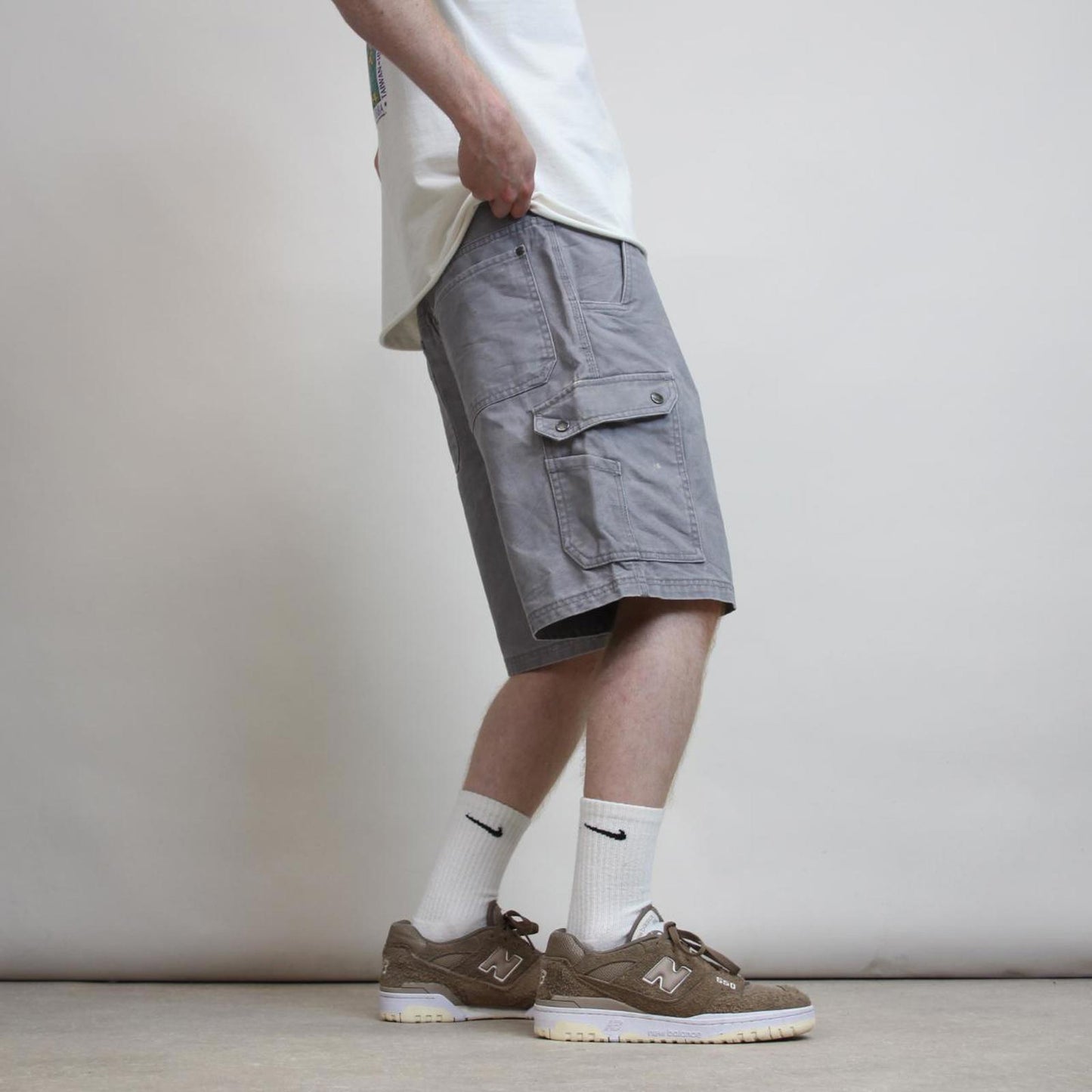Grey DieHard cargo shorts W34