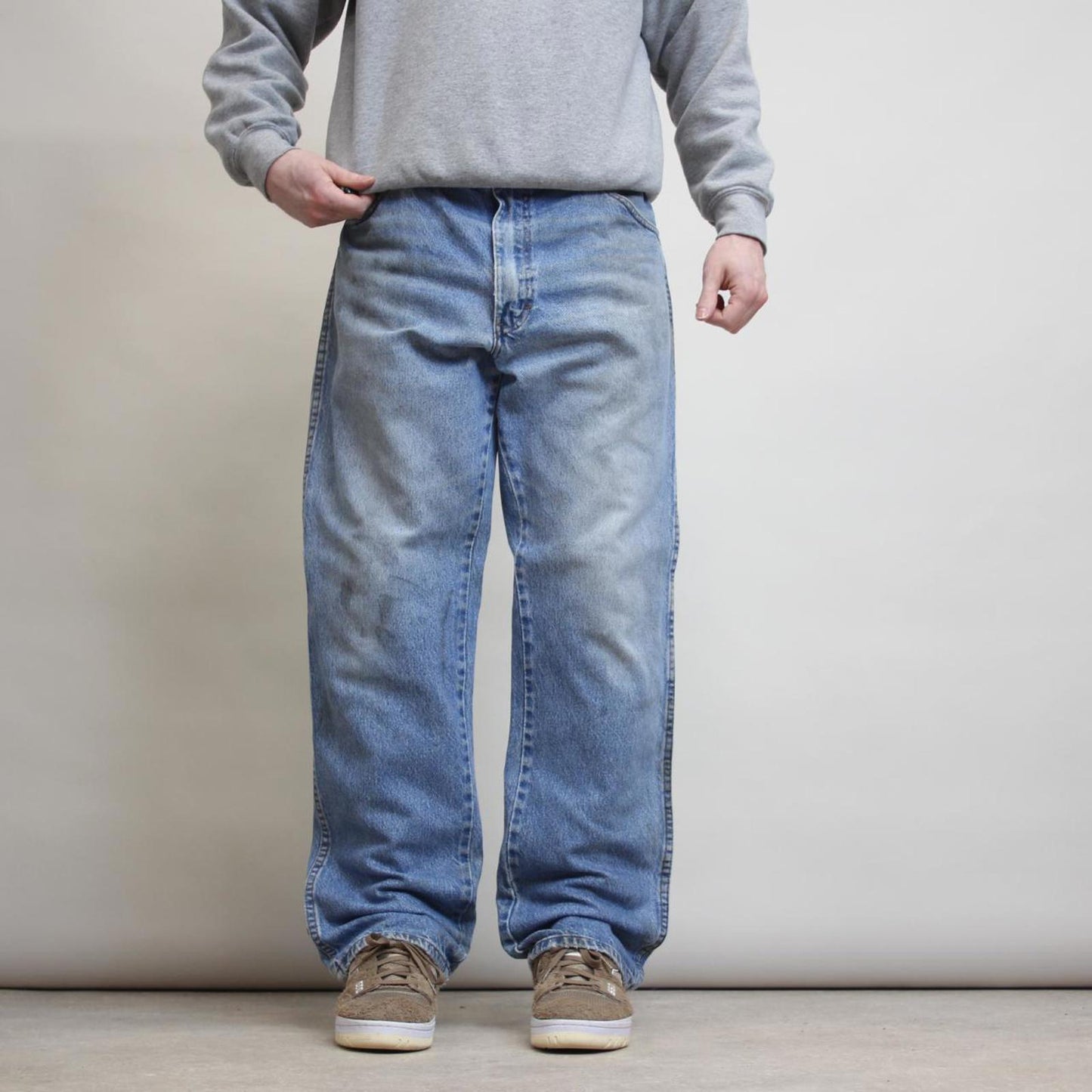Blue Dickies jeans W36L32 distressed American workwear denim