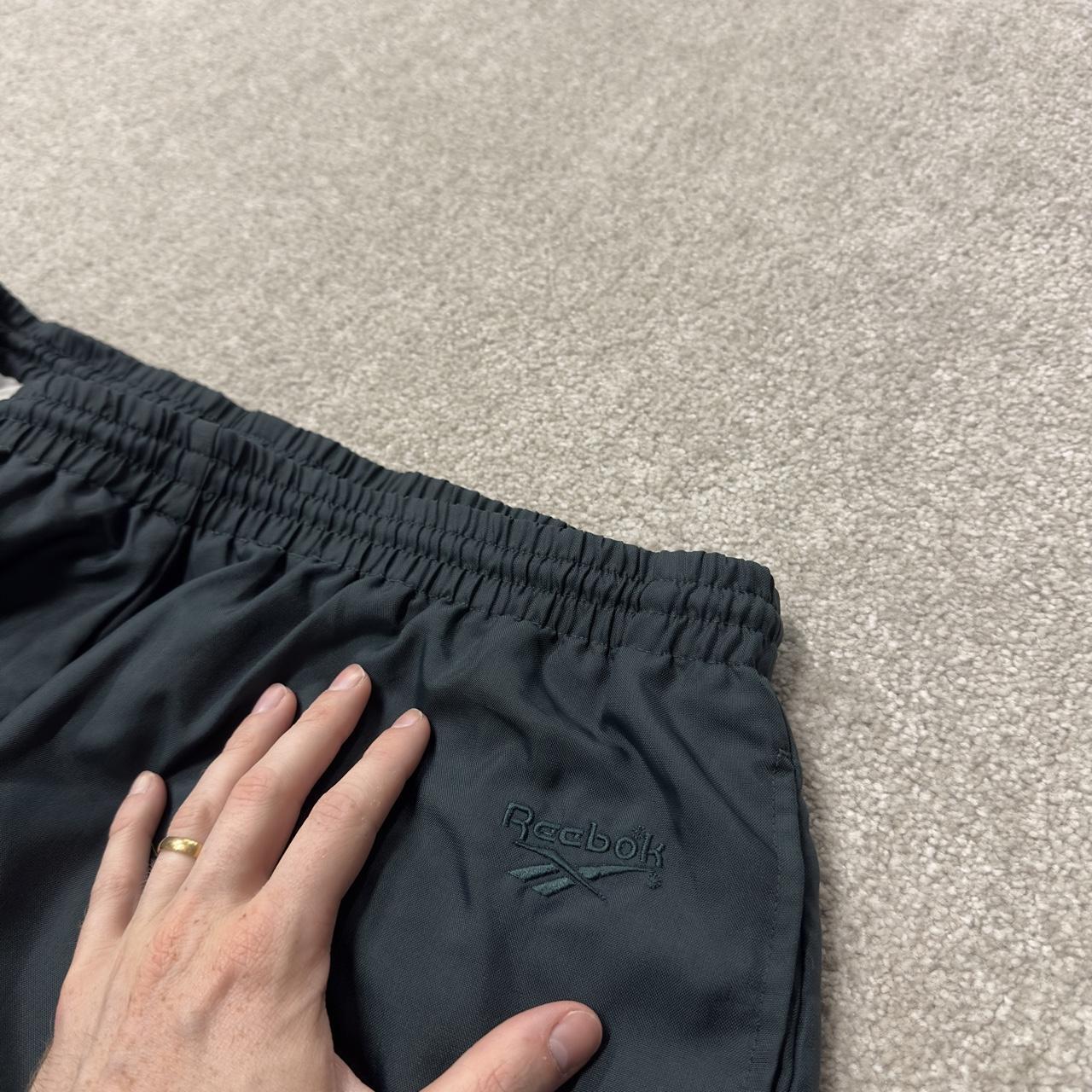 Vintage Y2K Reebok tracksuit bottoms green XL Loose floaty lined track pants