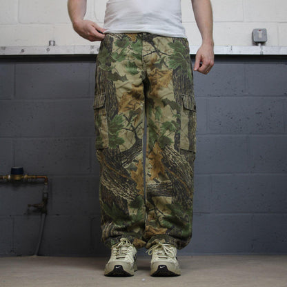 Liberty Realtree baggy camo cargo pants khaki Loose camouflage Y2K hunting utility trousers