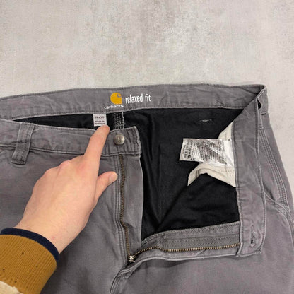 Grey Carhartt carpenter trousers W38L30