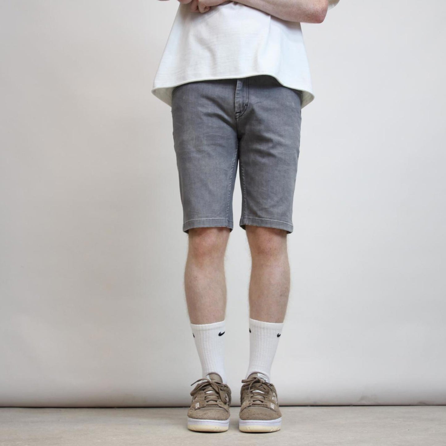 Mens grey Lee jorts W32
