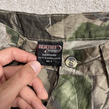 Realtree baggy camo cargo pants y2k khaki Loose Pro Series Hardwoods camouflage utility cargos