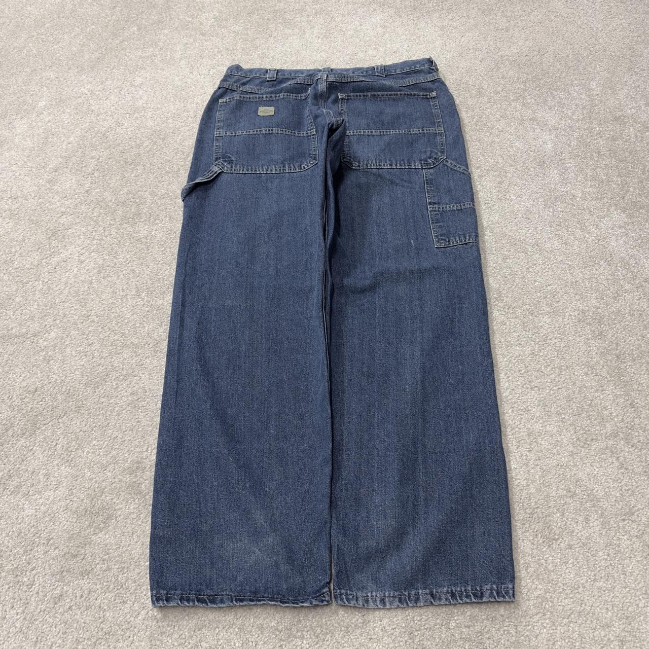 Vintage Lee carpenter jeans y2k blue W36L30 Loose straight leg skater style utility workwear trouser