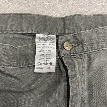 Carhartt baggy cargo shorts carpenter green Floaty canvas skater style work shorts