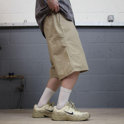 Dickies carpenter shorts long leg khaki Twill chino skater style shorts loose long leg