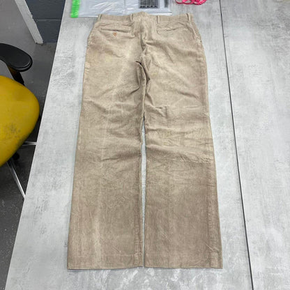 Beige Corduroy trousers W36L33