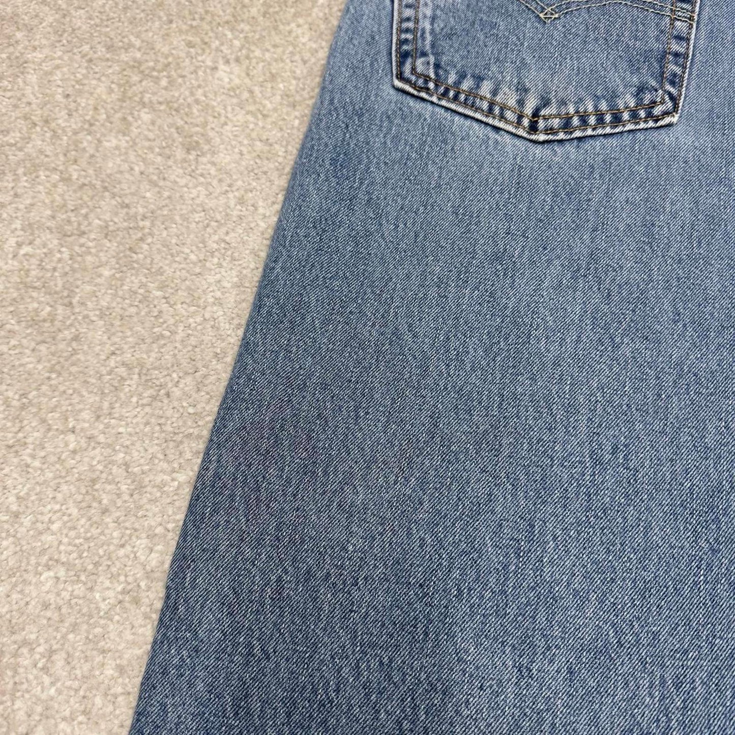 Y2k baggy Levis 550 jeans W40L30 blue denim loose 90s relaxed style skater jeans red tab logo