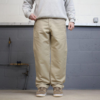 Y2k Carhartt WIP chino pants W34L32 Mens loose 00s y2k style work trousers
