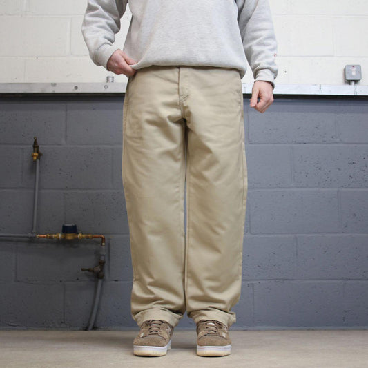 Y2k Carhartt WIP chino pants W34L32 Mens loose 00s y2k style work trousers