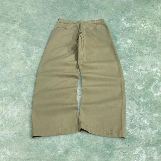 Y2K Dickies 874 work pants skater khaki Original fit chino style workwear skate trousers