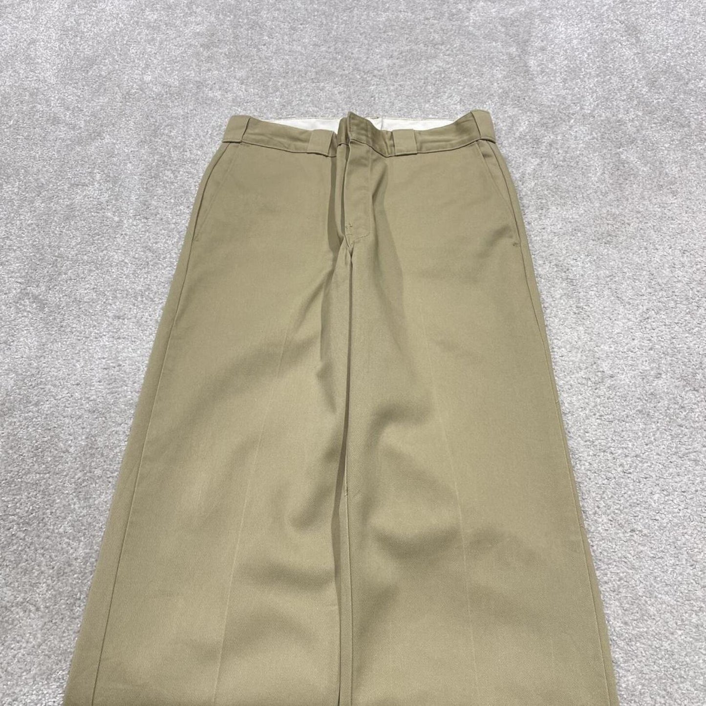 Vintage Dickies work pants chino khaki Loose original fit twill skate style trousers