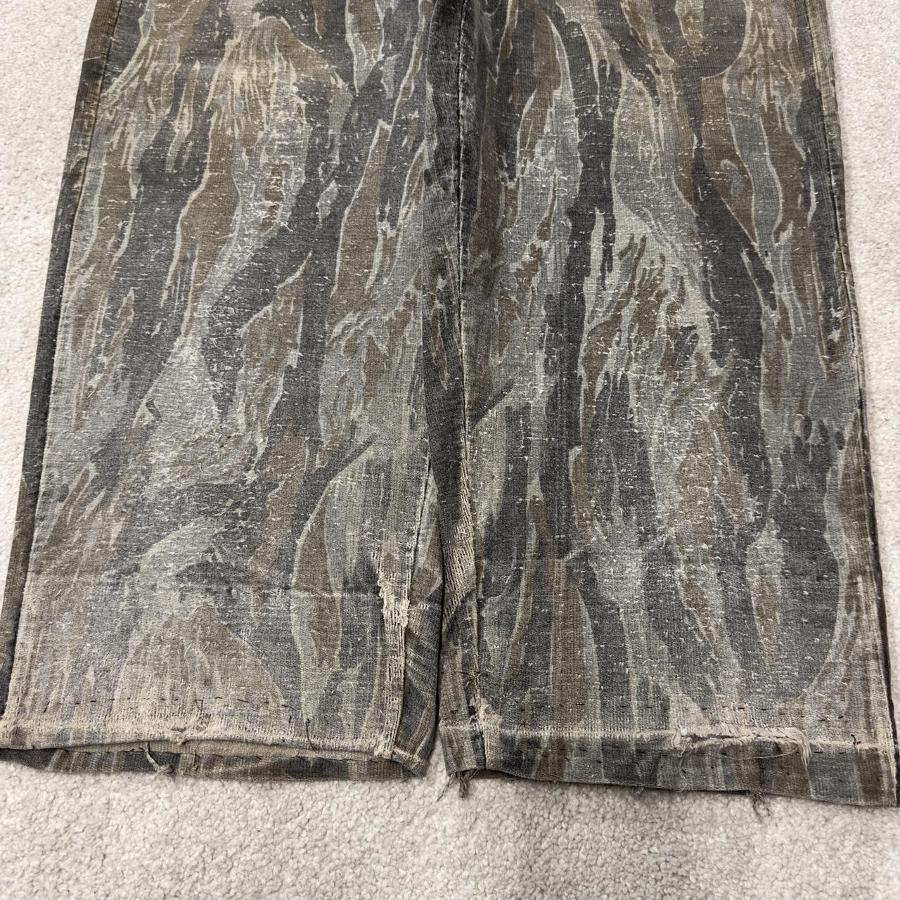 Vintage camouflage jeans y2k loose khaki Realtree camo loose leg hunting pants