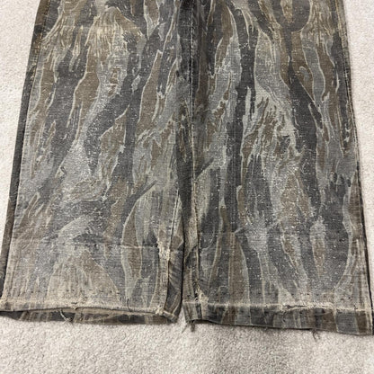 Vintage camouflage jeans y2k loose khaki Realtree camo loose leg hunting pants