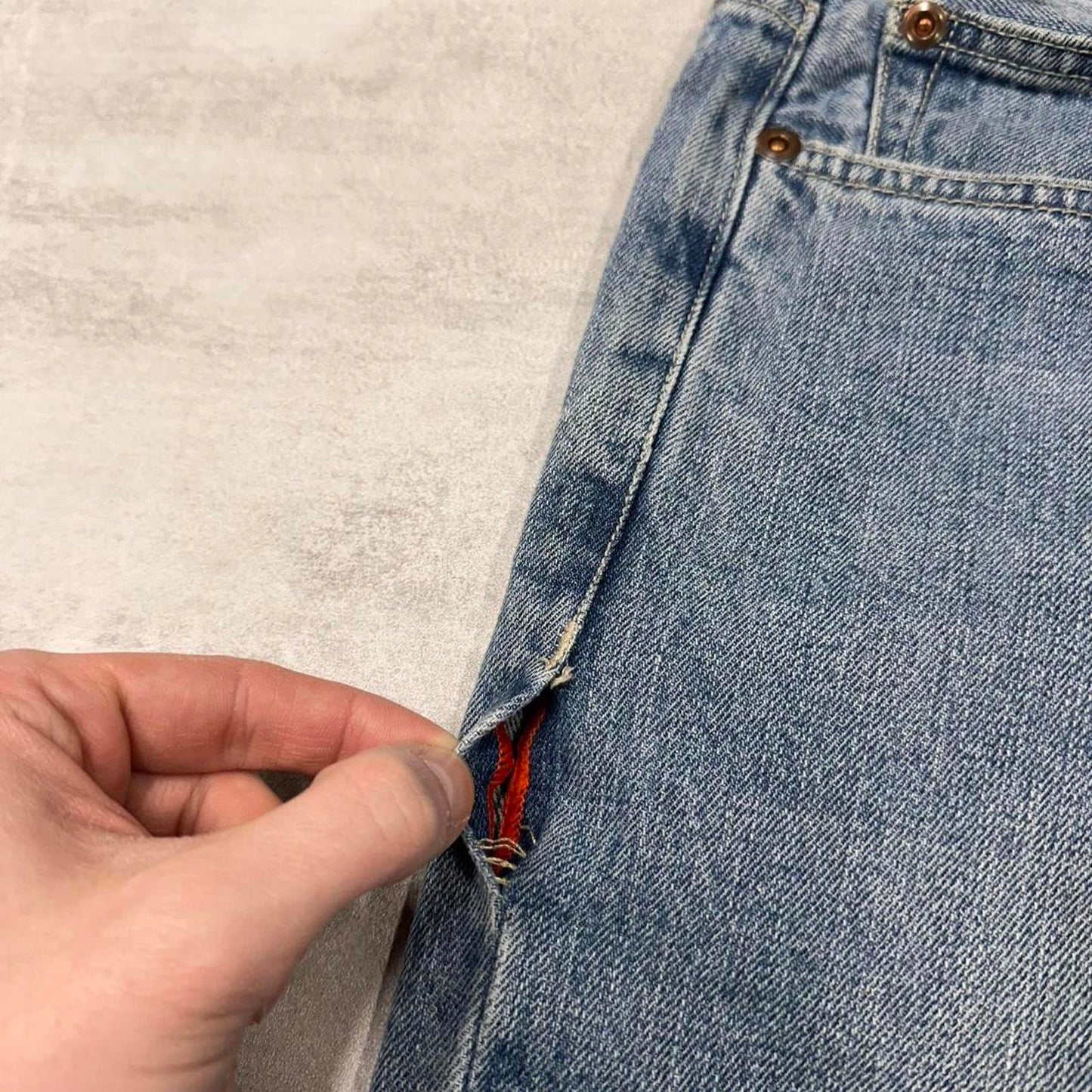 Mens Sean John jeans W34 L33 Blue loose denim y2k jeans