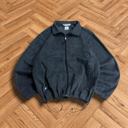 Y2K Colombia technical fleece grey Men’s full zip autumn adjustable technical fleece