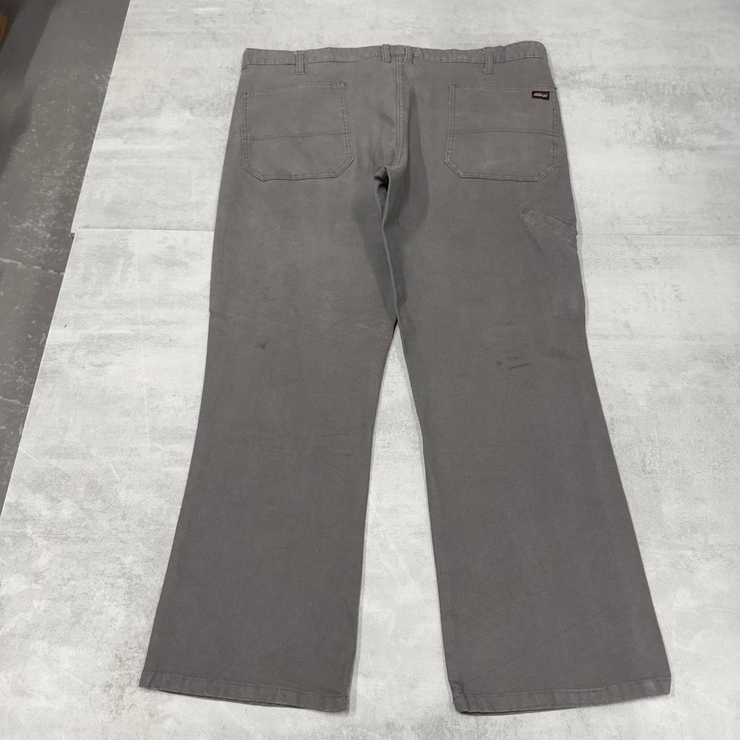 Dickies carpenter jeans W42 L30 Grey cargo skater trousers with patch logo