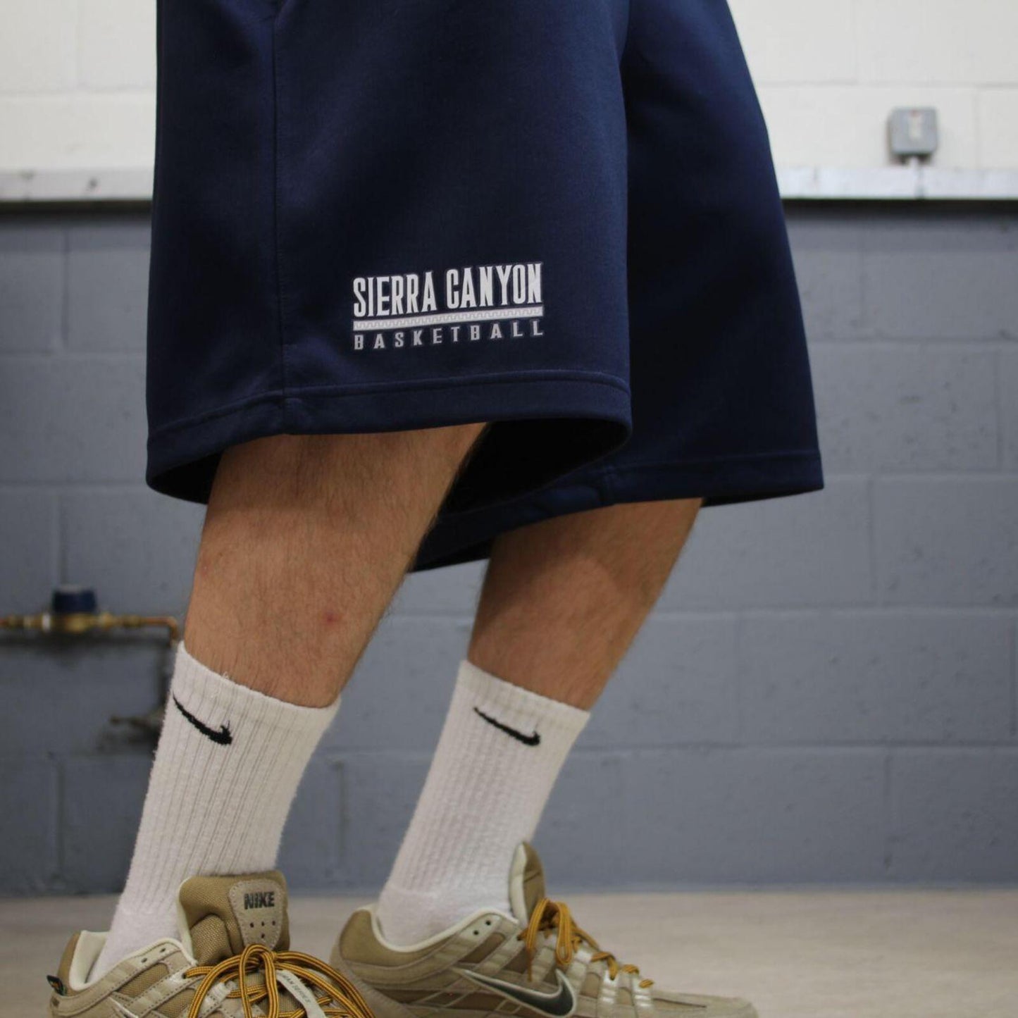 Baggy Nike basketball sports shorts y2k navy Sierra Canyon basketball comfy floaty summer gym shorts