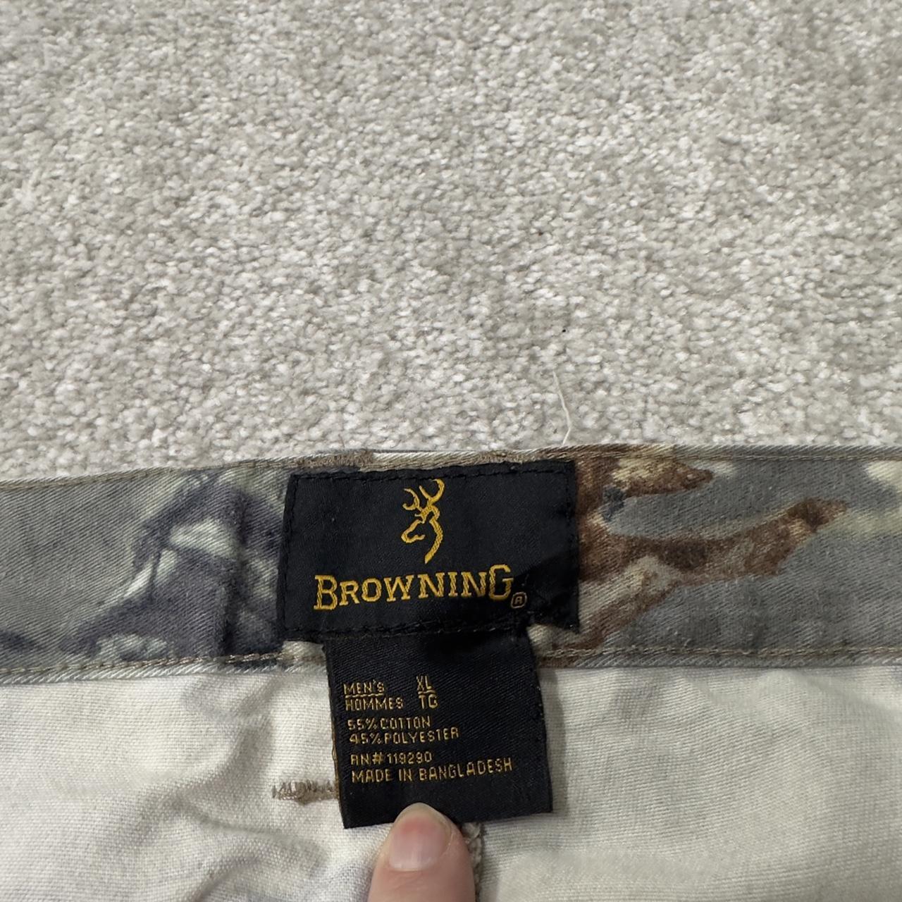 Vintage camo cargo pants y2k utility khaki Browning Mossy Oak camouflage hunting cargos