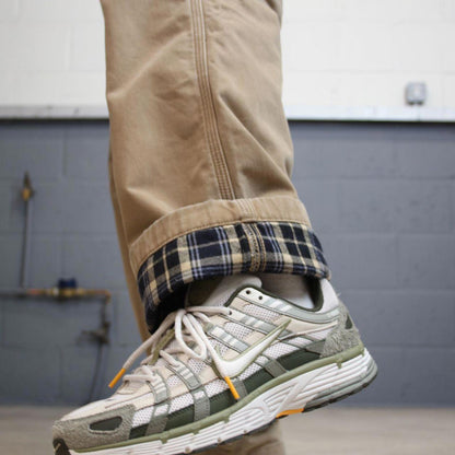 Y2K Carhartt carpenter pants checkered lining beige Loose relaxed fit skate style workwear pants