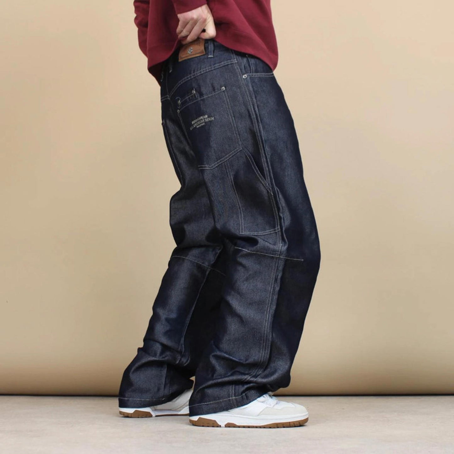 Rocawear baggy skate jeans W36L32 loose denim skater cargos embroidered logo