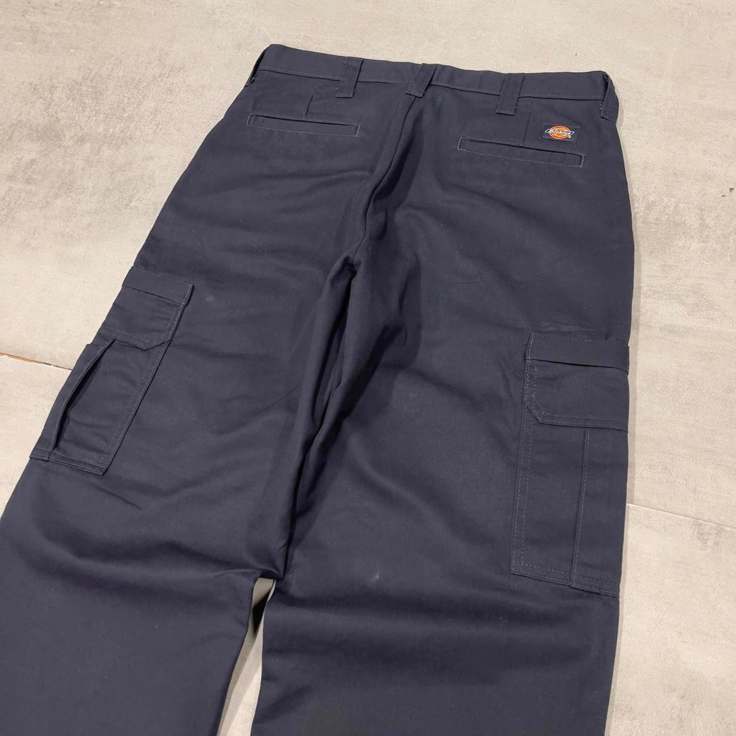 Loose Dickies cargo trousers W32L30 navy loose chino style skater cargo pants