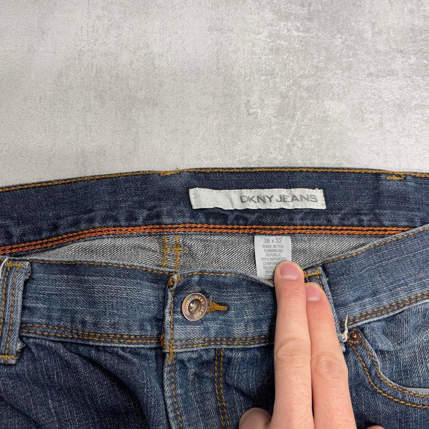 Blue DKNY jeans W38 L32