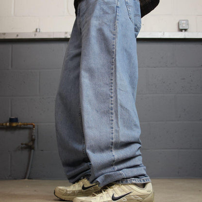 Levi’s baggy jeans y2k W36L34 blue 560 comfort fit surf style pants red tab logo
