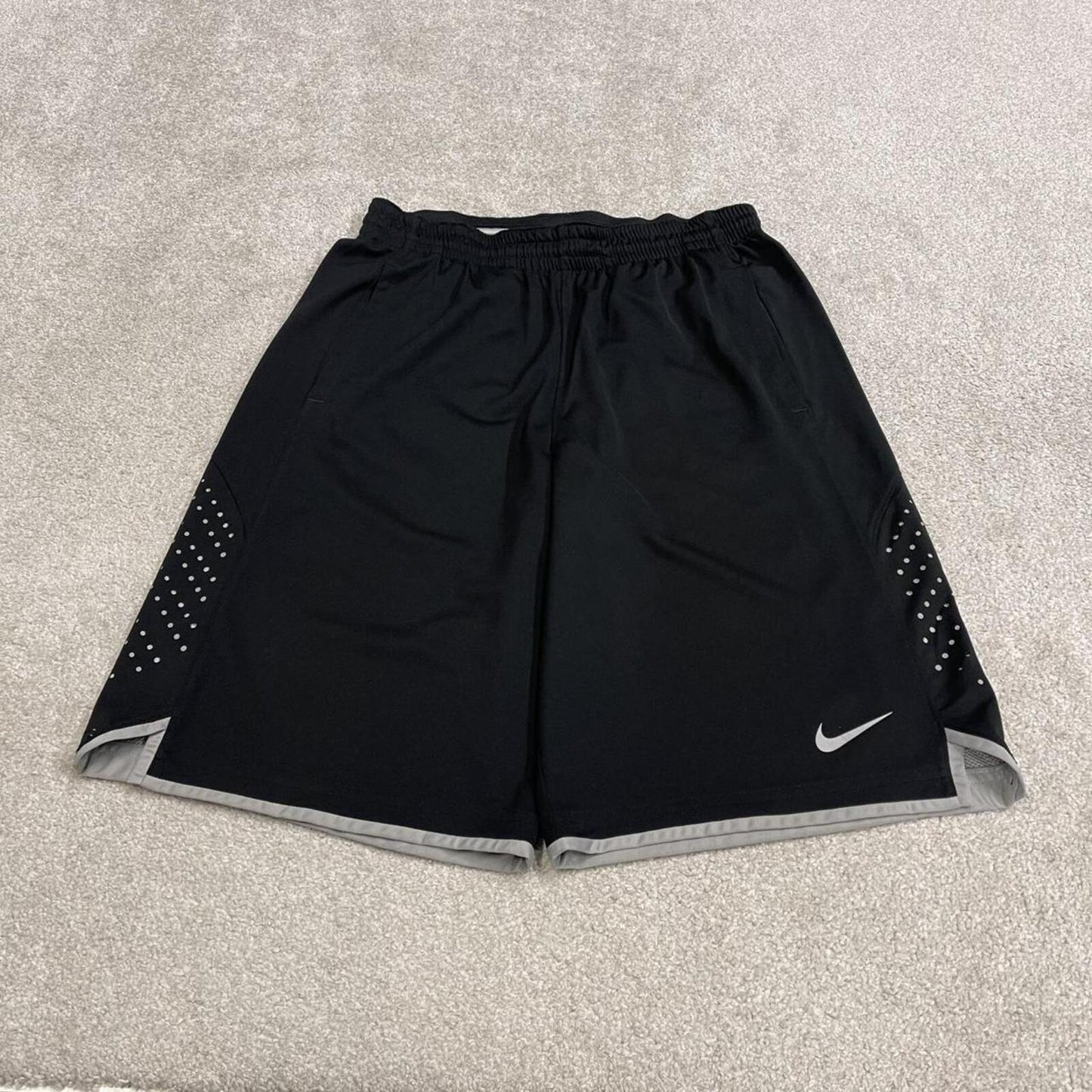 Baggy Nike sports shorts Dri-Fit black Basketball style comfy loose floaty summer festival shorts