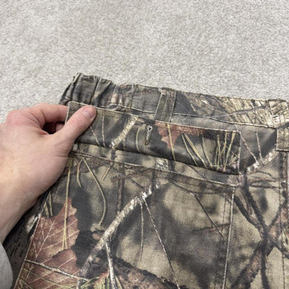 Baggy camo cargo pants Mossy Oak XL green Loose floaty tree camouflage combat trousers