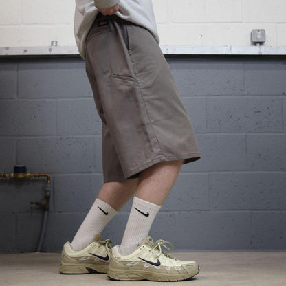 Dickies carpenter shorts long leg grey Twill chino skater style shorts loose long leg
