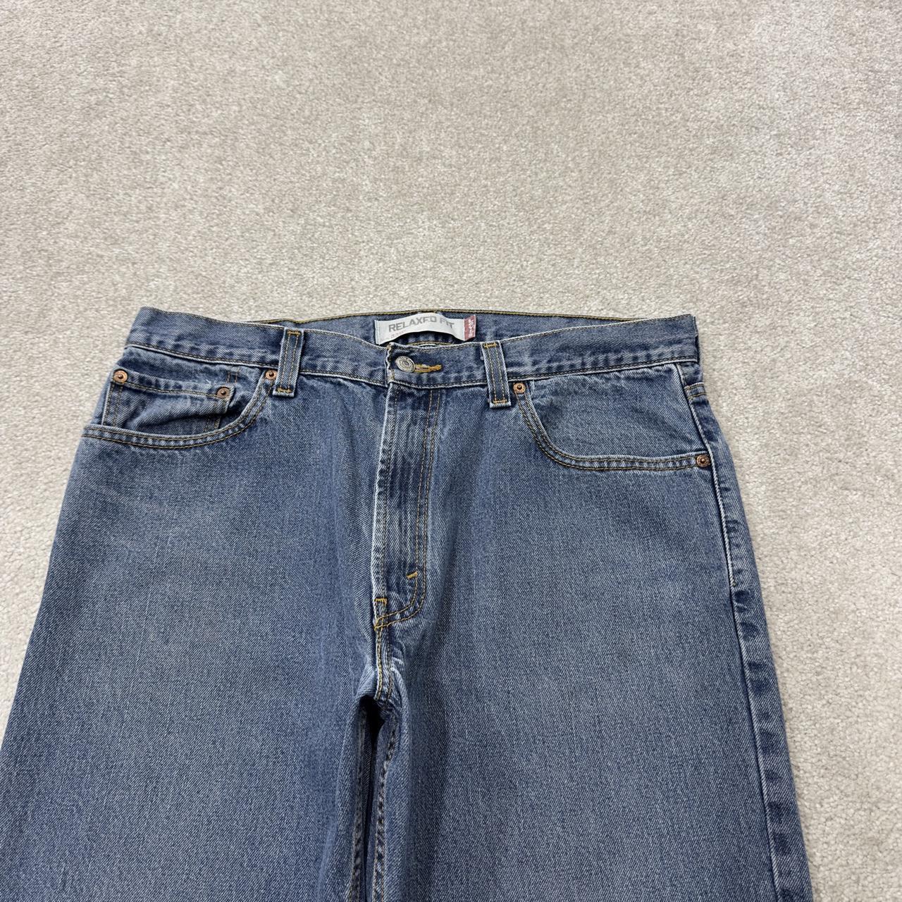 Levi’s 550 jeans y2k W36L32 blue denim Levi’s loose straight leg relaxed fit red tab logo pants