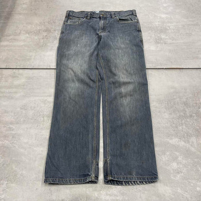 Blue Carhartt carpenter jeans W36 L32 Relaxed fit denim work skate jeans