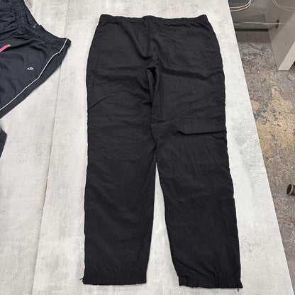 Black Reebok trackies L