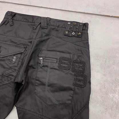 Black Police jorts W32