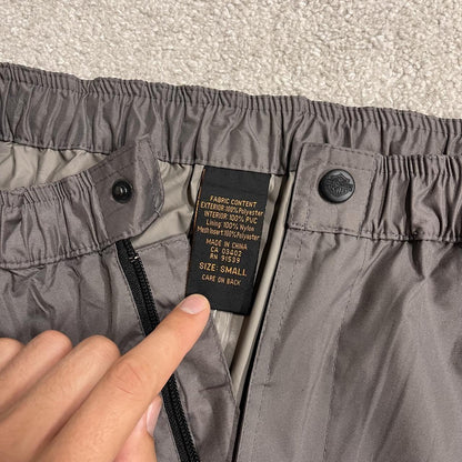 Harley Davidson waterproof bottoms grey Zip legs waterproof pants technical rain trousers
